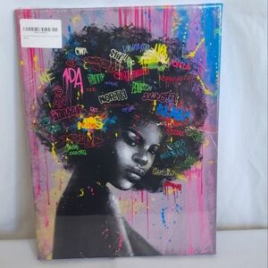 Black Woman Wall Art 16"x12"